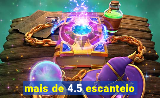 mais de 4.5 escanteio