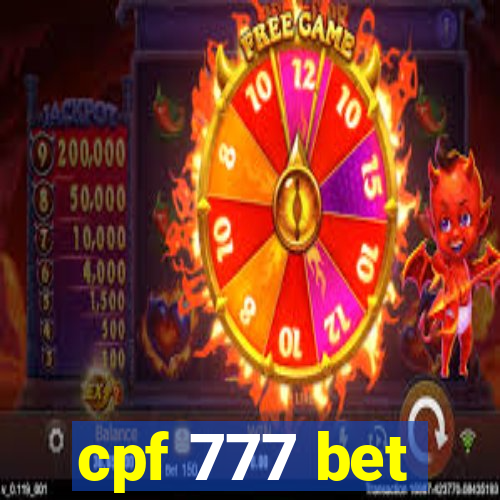 cpf 777 bet