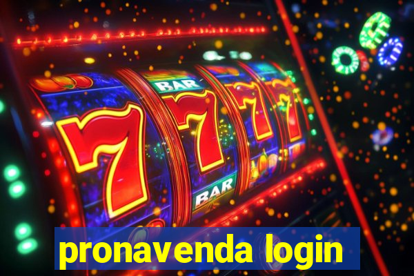 pronavenda login