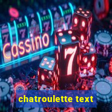 chatroulette text