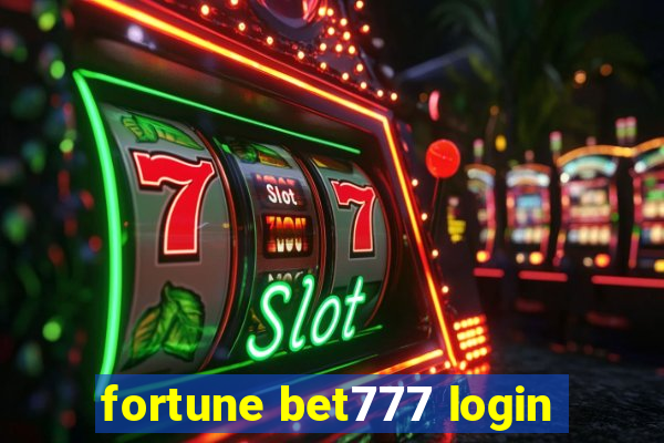 fortune bet777 login