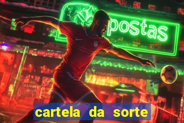 cartela da sorte time de futebol que mais saem