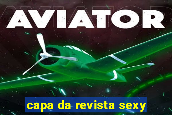 capa da revista sexy