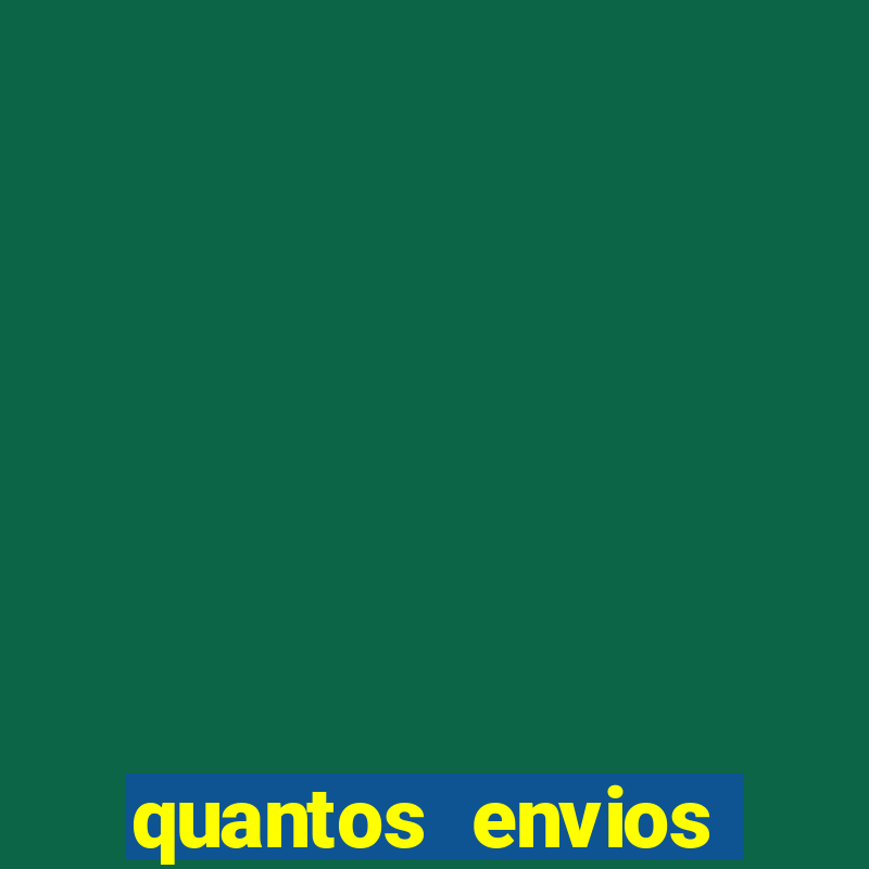 quantos envios você precisa concluir no fórum estadual para abrir uma comenda de envio