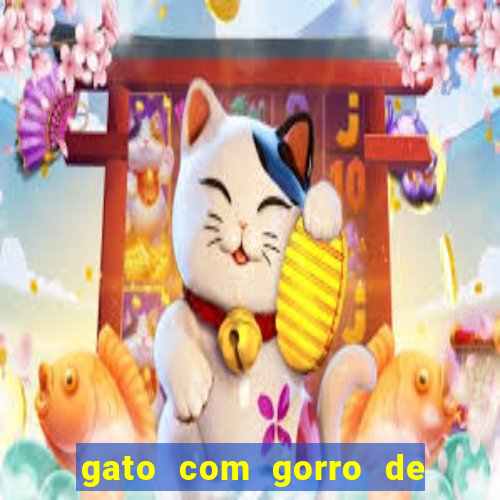 gato com gorro de natal meme