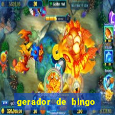 gerador de bingo cha de bebe