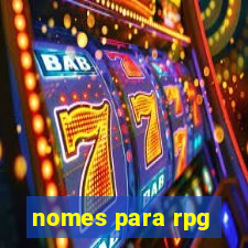 nomes para rpg